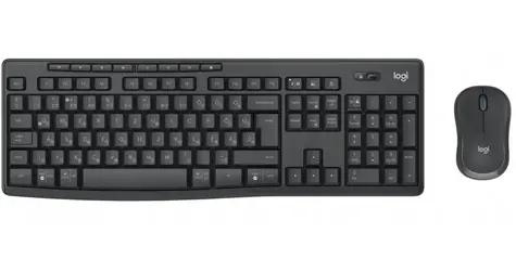 Logitech MK370 Combo for Business grafitová / Bezdrátová sada klávesnice a myši / Bluetooth / USB dongle / HU layout