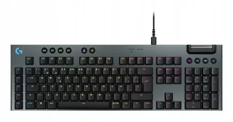 Logitech G915 X WIRED černá / Herní klávesnice / ESP layout / USB / RGB Lightsync