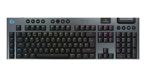 Logitech G915 X Lightspeed černá / Bezdrátová herní klávesnice / CH layout / Bluetooth + USB Lightspeed přijímač