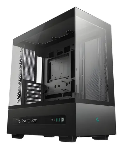 DEEPCOOL CH690 Digital černá / Midi-tower skříň / ATX / LCD displej / temperované sklo