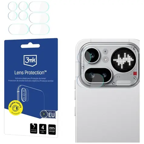 3mk Lens Protection pro Nothing Phone (4a) Pro / Sklo na fotoaparát / hybridní sklo / 6H / keramický povlak