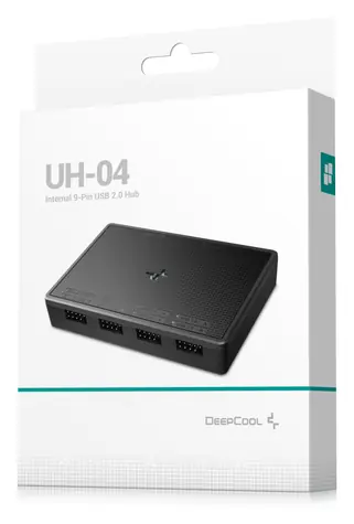 Deepcool UH-04 černá / Interní USB hub / 4× USB 2.0