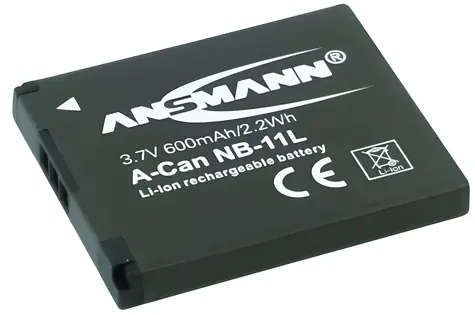 Ansmann A-Can NB-11L / Náhradní baterie / Li-Ion / 3.7V / 600 mAh / pro Canon