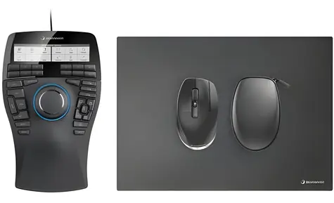 3Dconnexion SpaceMouse Enterprise Kit 2 / Sada: SpaceMouse Enterprise + CadMouse Pro Wireless + CadMouse Pad / 6DoF