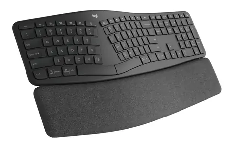 Logitech ERGO K860 for Business grafitová / Ergonomická klávesnice / Bluetooth / UK rozložení