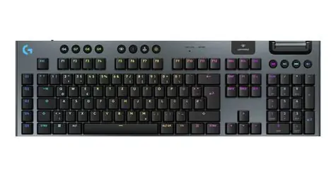 Logitech G915 X LIGHTSPEED černá / Herní klávesnice / bezdrátová / DE layout