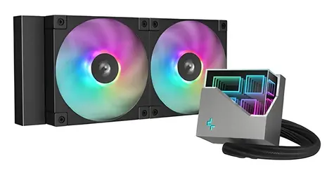 DeepCool LT240 ARGB černá / Vodní chlazení CPU / AIO / 240 mm / LGA1700 / AM4 / AM5