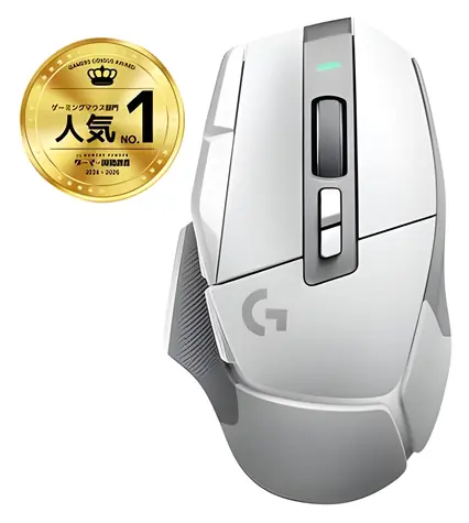 Logitech G502 X LIGHTSPEED bílá / Bezdrátová herní myš