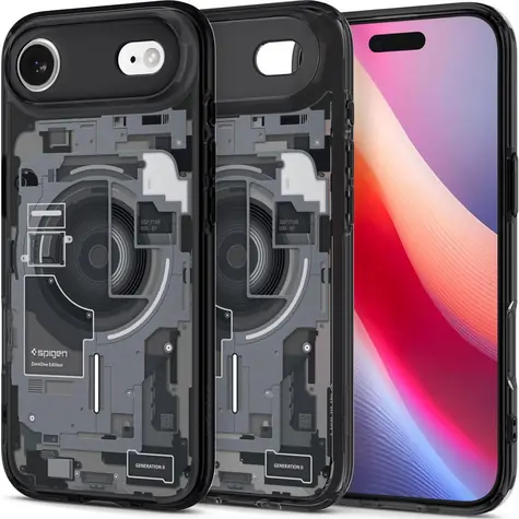 Spigen Ultra Hybrid MS Zero one black / Ochranný kryt / Apple iPhone Air / MagSafe / TPU