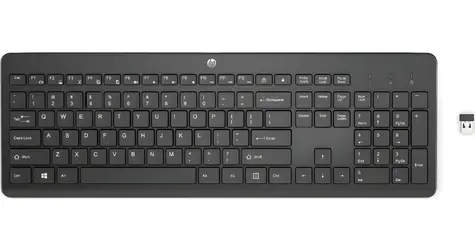 HP 230 Wireless černá / Klávesnice / CZ / bezdrátová / USB-A