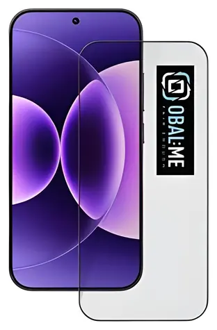 OBAL:ME 5D Tvrzené Sklo pro Xiaomi 17 černá / Ochranné sklo