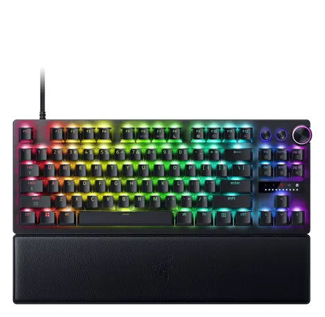 Razer Huntsman V3 Pro Tenkeyless černá / Herní klávesnice / opticko-analogová / 8KHz / Rapid Trigger / RGB / US Layout