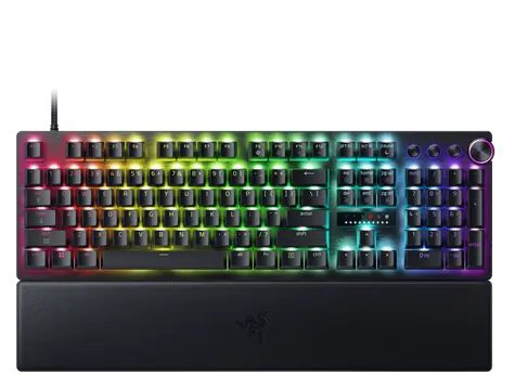 Razer Huntsman V3 Pro 8KHz černá / Herní klávesnice / opticko-analogová / Rapid Trigger / RGB / USB / US Layout