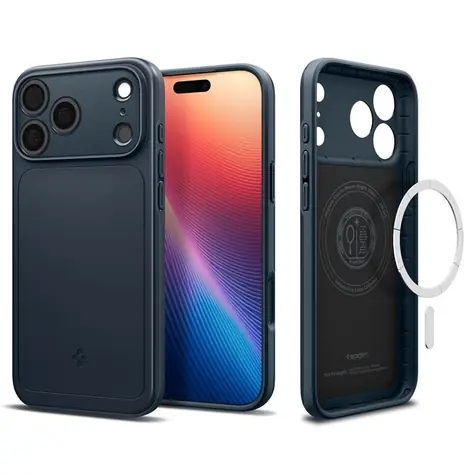 Spigen Thin Fit MagSafe metal slate / Ochranný kryt / Apple iPhone 17 Pro Max / TPU