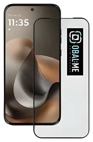 OBAL:ME 5D Tvrzené Sklo pro Motorola G77 černá / Tvrzené sklo