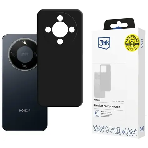 3mk Matt Case pro Honor Magic 8 Lite černá / Ochranný kryt / TPU / vojenský standard