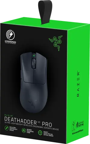Razer DeathAdder V3 Pro / Herní bezdrátová myš / optická / 30000DPI / 2.4GHz / 5 tlačítek
