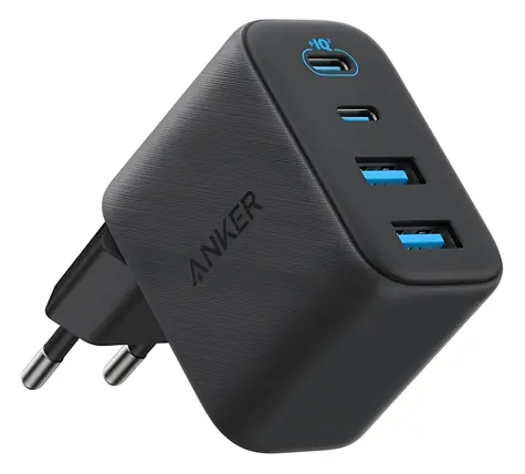 Anker Zolo černá / Nabíječka do sítě / 50W / 2x USB-C / 2x USB-A