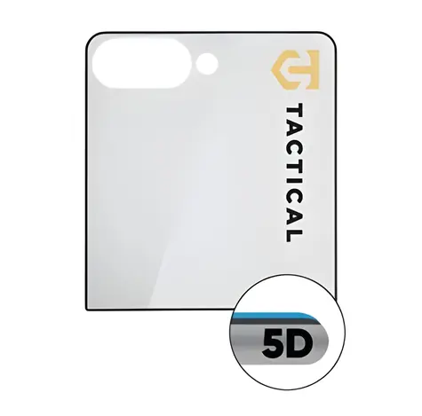 Tactical Glass Shield 5D / Tvrzené sklo / Samsung Galaxy Z Flip 8 / Černá (Vnější)