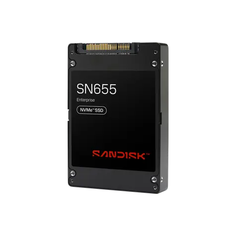 Western Digital Ultrastar DC SN655 15.36TB / SSD / U.3 15mm / NVMe Gen4 / R: 6800 MBps / W: 3700 MBps / 1 DWPD