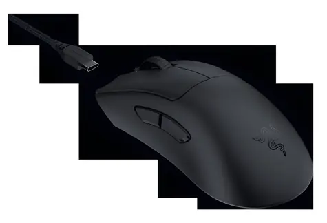 Razer DeathAdder V3 Pro + HyperPolling Wireless Dongle / Herní bezdrátová myš / optická / 30000DPI / 2.4GHz / 5 tlačítek