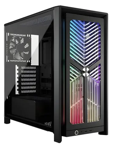 Corsair FRAME 4000X RS černá / Skříň / E-ATX / 4x 120mm RS120 / bez zdroje / průhledná bočnice