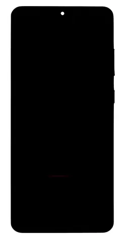 For Samsung Galaxy S20 Ultra (SM-G988) Cosmic Black / LCD displej s dotykem a předním krytem