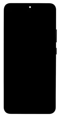 For Samsung Galaxy S22+ (SM-S906B) Phantom Black / Náhradní displej s dotykem / OLED / přední kryt