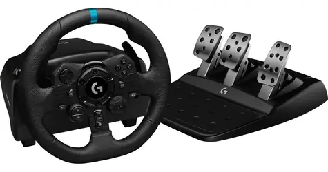 Logitech G923 PS4 černá / Herní volant + pedály / pro PS5, PS4 a PC / Trueforce / USB 2.0