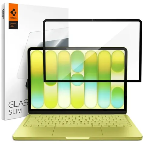 Spigen Glass tR Slim černá / Ochranné sklo / MacBook Neo 13