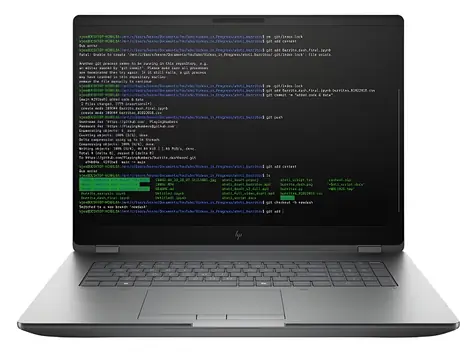 HP ZBook Fury 18 G1i stříbrná / Pracovní stanice / 18.0