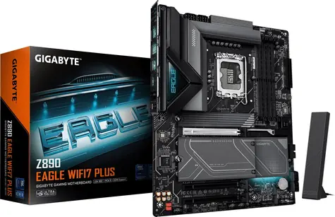 Gigabyte Z890 EAGLE WIFI7 PLUS / Základní deska / Z890 / LGA 1851 / 4x DDR5 / PCIex16 / 2.5GLAN / ATX