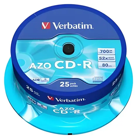 Verbatim CD-R AZO 700MB 25 ks / CD-R médium / 52x / spindl