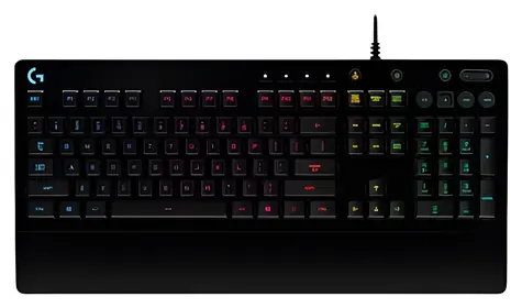 Logitech G213 Prodigy britská / Herní klávesnice / USB / podsvícená