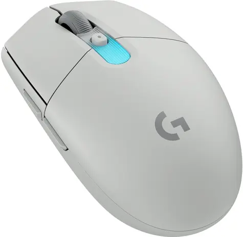 Logitech G305 X Superlight bílá / Bezdrátová herní myš / 12 000 DPI / USB LIGHTSPEED přijímač