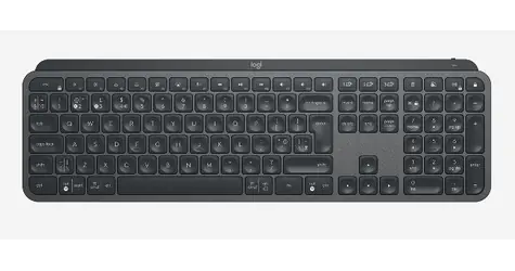 Logitech MX Keys FR grafitová / Bezdrátová klávesnice / AZERTY / Bluetooth / LED podsvícení