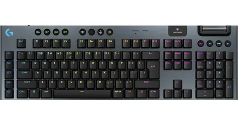 Logitech G915 X / Bezdrátová herní klávesnice / US layout / LIGHTSPEED 2.4 GHz + Bluetooth / podsvícení