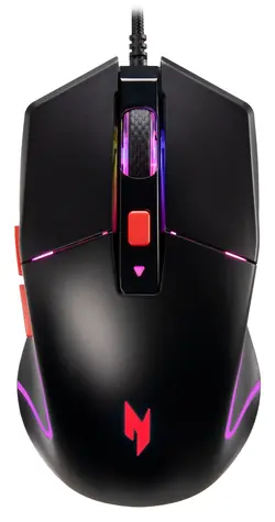 Acer Nitro NMW100 černá / Herní myš / 7200 DPI / 7 tlačítek / RGB / USB-A