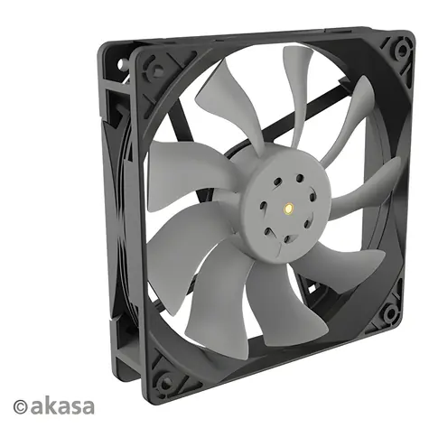 AKASA OTTO SF12 / Ventilátor / 120mm / IP68 / 0-2000 RPM / 97.02 CFM / 4-Pin PWM