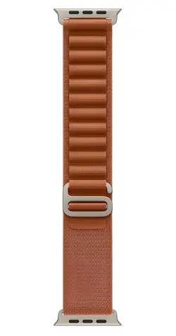 Apple Watch Alpine Loop 49 mm Terra Cotta Natural Titan Small / Řemínek / 130–160 mm
