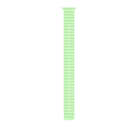 Apple Watch 49mm Neon Green / Prodloužení oceánského řemínku / černý titan
