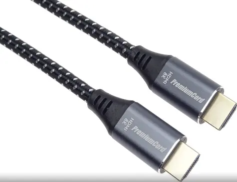 PremiumCord ULTRA HDMI 2.1 kabel / High Speed + Ethernet / 8K@60Hz / zlacené konektory / 5 m