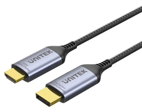 Unitek / Kabel DisplayPort 1.4 na HDMI 2.1 / 8K / 1.8m