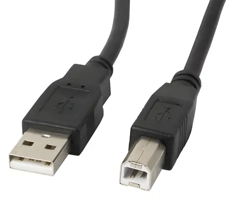 Lanberg CA-USBA-11CC-0050-BK černá / USB kabel / USB-A (M) - USB-B (M) / USB 2.0 / 5 m