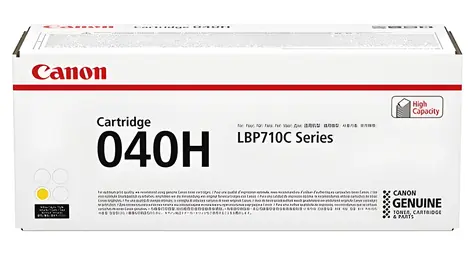 Canon CRG-040H Y žlutá / Tonerová kazeta / originální / 10 000 stran / pro i-SENSYS LBP710Cx, LBP712Cx
