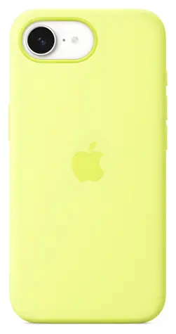 Apple Silikonový kryt pro iPhone 16e Neon Yellow / Kryt / Silikon