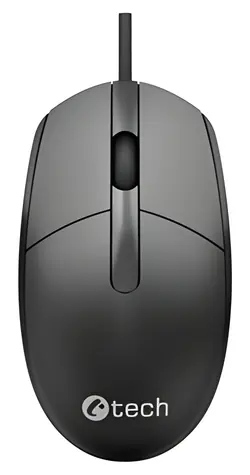 C-TECH WM-10 černá / Optická myš / 1200 dpi / USB / 1.2m