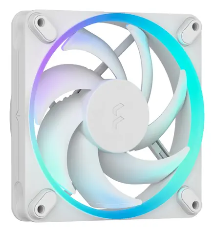 Fractal Design Momentum 12 RGB bílá / Ventilátor / 120mm / 350–2200 RPM / 28 dB / 62 CFM / 4-pin PWM