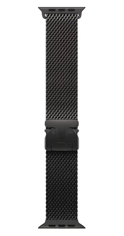 Apple Watch Titanium Milanese Loop 49 mm černá vel. S / Řemínek milánský tah / 130–160 mm
