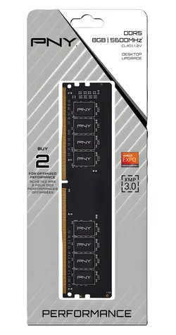 PNY Performance 8GB / Operační paměť / DIMM / DDR5 / 5600MHz / CL40